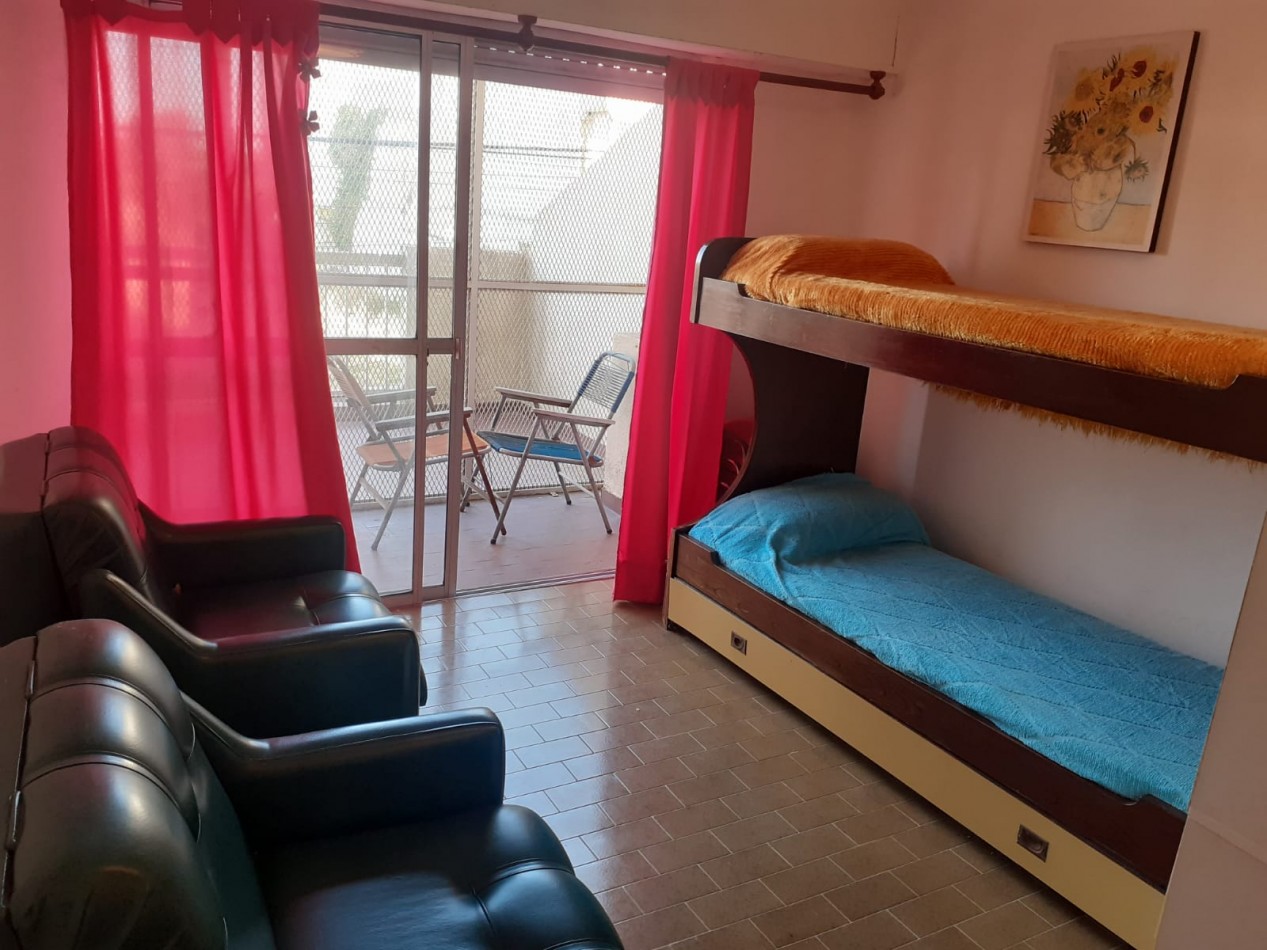 ALQ. TEMP AMPLIO 1 AMB A 1 CUADRA DEL MAR CON WIFI