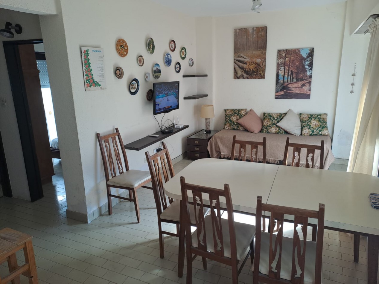 ALQ.TEMP 2 AMB  CON WIFI Y COCHERA A 1 CUADRA DEL MAR